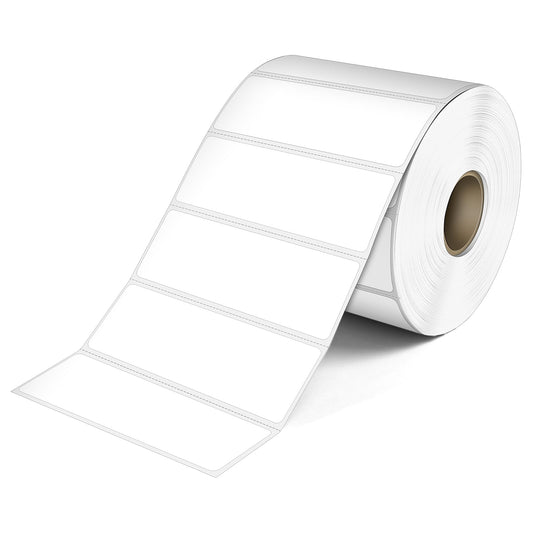 L LIKED 4"x2", 3"x2", 3"x1" Direct Thermal Labels for Block, Permanent Adhesive Barcode Adress Labels & Compatible with Rollo, Zebra and Other Desktop Printers