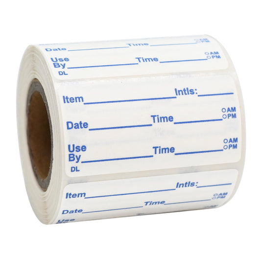 L LIKED Dissolvable Food Labels for Storage 2"x1" Dissolvable Food Rotation Labels Self-Adhesive Stickers Kitchen Labels,Freezer Labels
