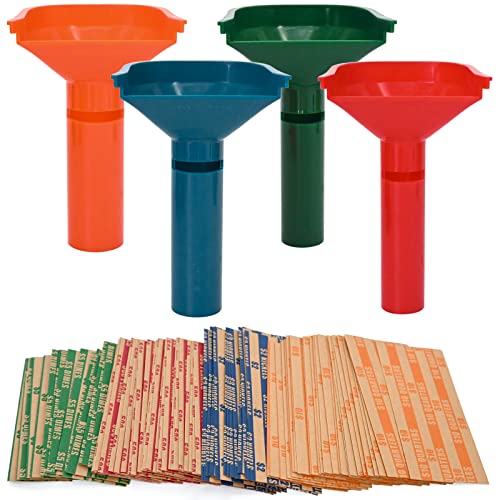 Flat Striped Coin Wrappers Coin Sorter Coin counter