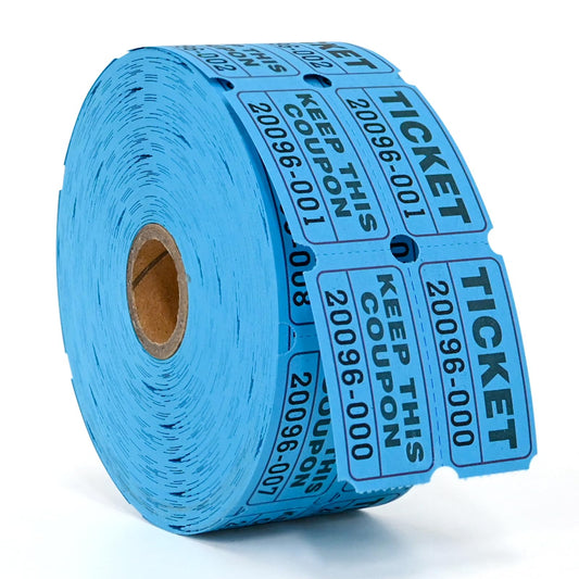 Raffle Tickets Double Rolls