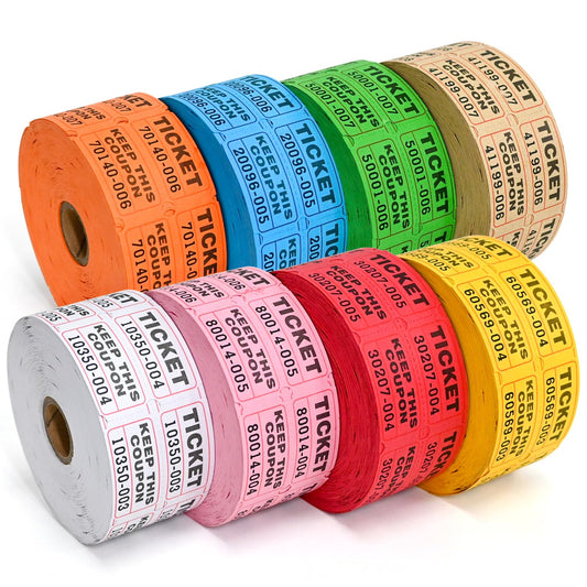Raffle Tickets Double Roll