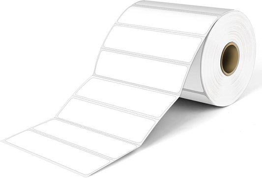 LLIKED 1400 Thermal Labels 4"x1", Strong Adhesive Shipping Labels BPA Free, Block Old Information, Perforated Easy-Tear, Compatible with Rollo, Zebra and Other Desktop Printers