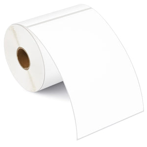 L LIKED  Removable Direct Thermal Labels with Perforated Lines, Water and Oil Resistant, Compatible with Rollo, Zebra Desktop Printers and More
