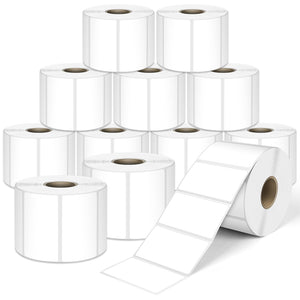 L LIKED 2.25" x 4" , 2.25" x 0.75",  2.25" x 1.25" Direct Thermal Label for Block, Permanent Adhesive Shipping Postage Labels & Compatible with Rollo, Zebra and Other Desktop Printers
