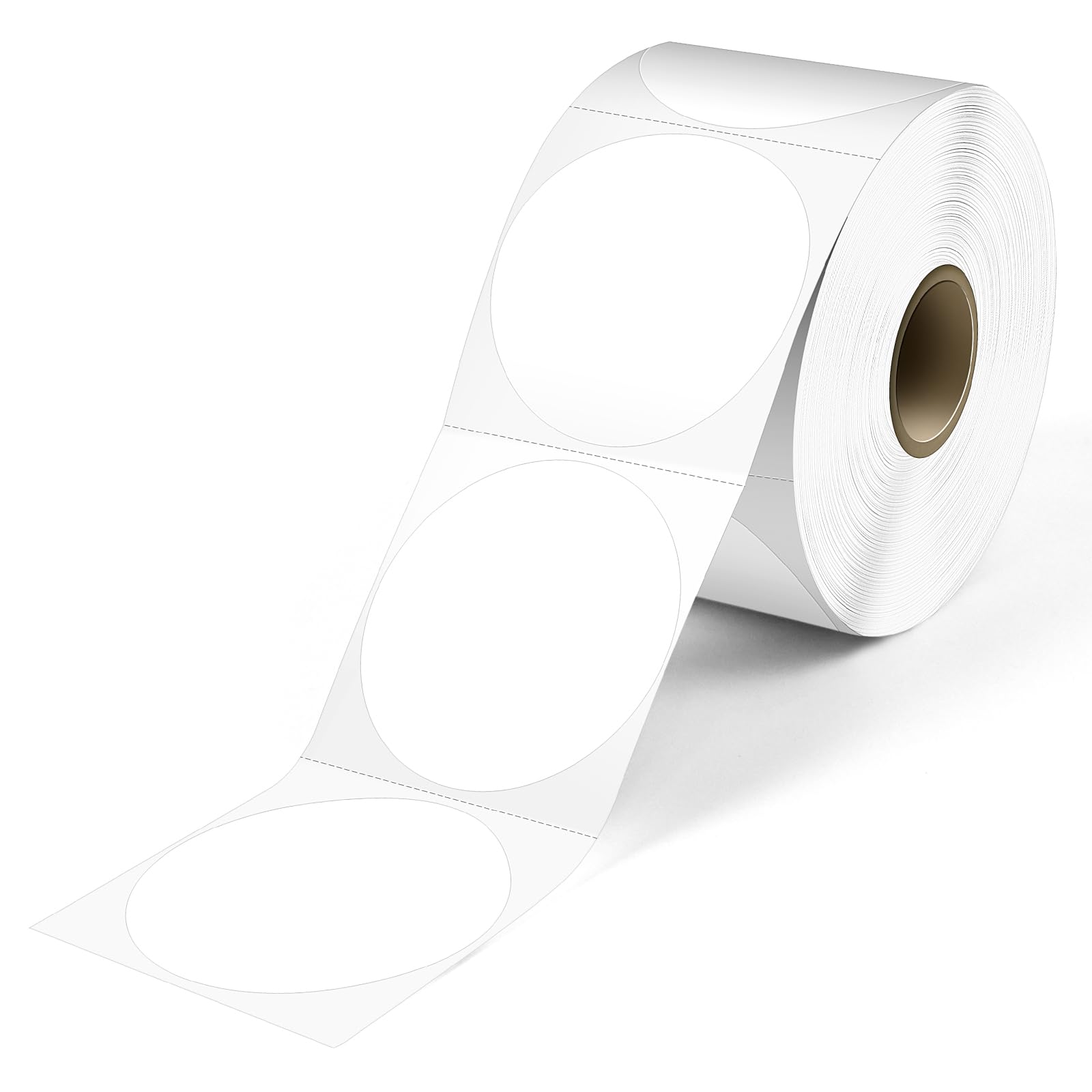 L LIKED 2"x2"  2"x1" Direct Square & 2" circle Thermal Labels  for Block, Permanent Adhesive Barcode Adress Labels & Compatible with Rollo, Zebra and Other Desktop Printers