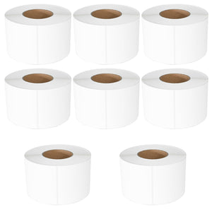 L LIKED Direct Thermal Labels - for 3" Core Industrial Printers 4"x 6"Address&Shipping Labels-Wite Perforations (1000 labels/Roll)