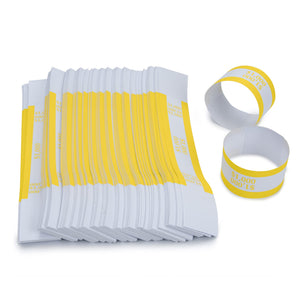 L LIKED Pack of 500 Currency Band Bundles Self Sealing Currency Straps Bands Money Bill Wrappers (500 PCS)…