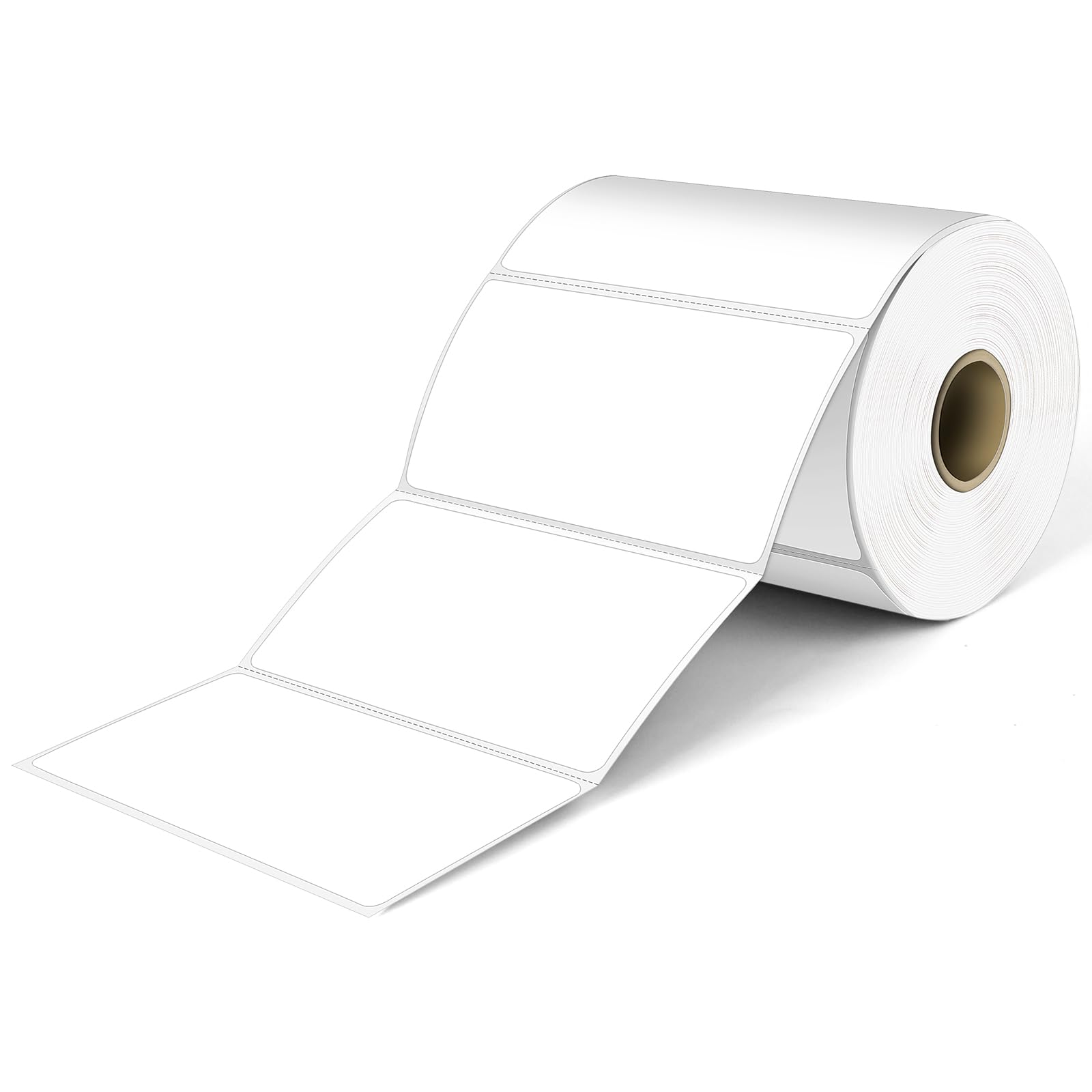 L LIKED 4"x2", 3"x2", 3"x1" Direct Thermal Labels for Block, Permanent Adhesive Barcode Adress Labels & Compatible with Rollo, Zebra and Other Desktop Printers