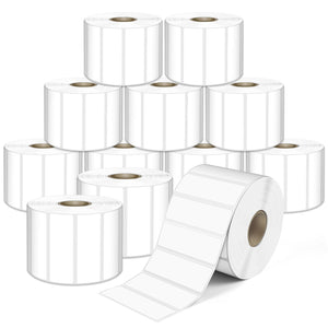 L LIKED 2.25" x 4" , 2.25" x 0.75",  2.25" x 1.25" Direct Thermal Label for Block, Permanent Adhesive Shipping Postage Labels & Compatible with Rollo, Zebra and Other Desktop Printers