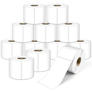 L LIKED 2.25" x 4" , 2.25" x 0.75",  2.25" x 1.25" Direct Thermal Label for Block, Permanent Adhesive Shipping Postage Labels & Compatible with Rollo, Zebra and Other Desktop Printers