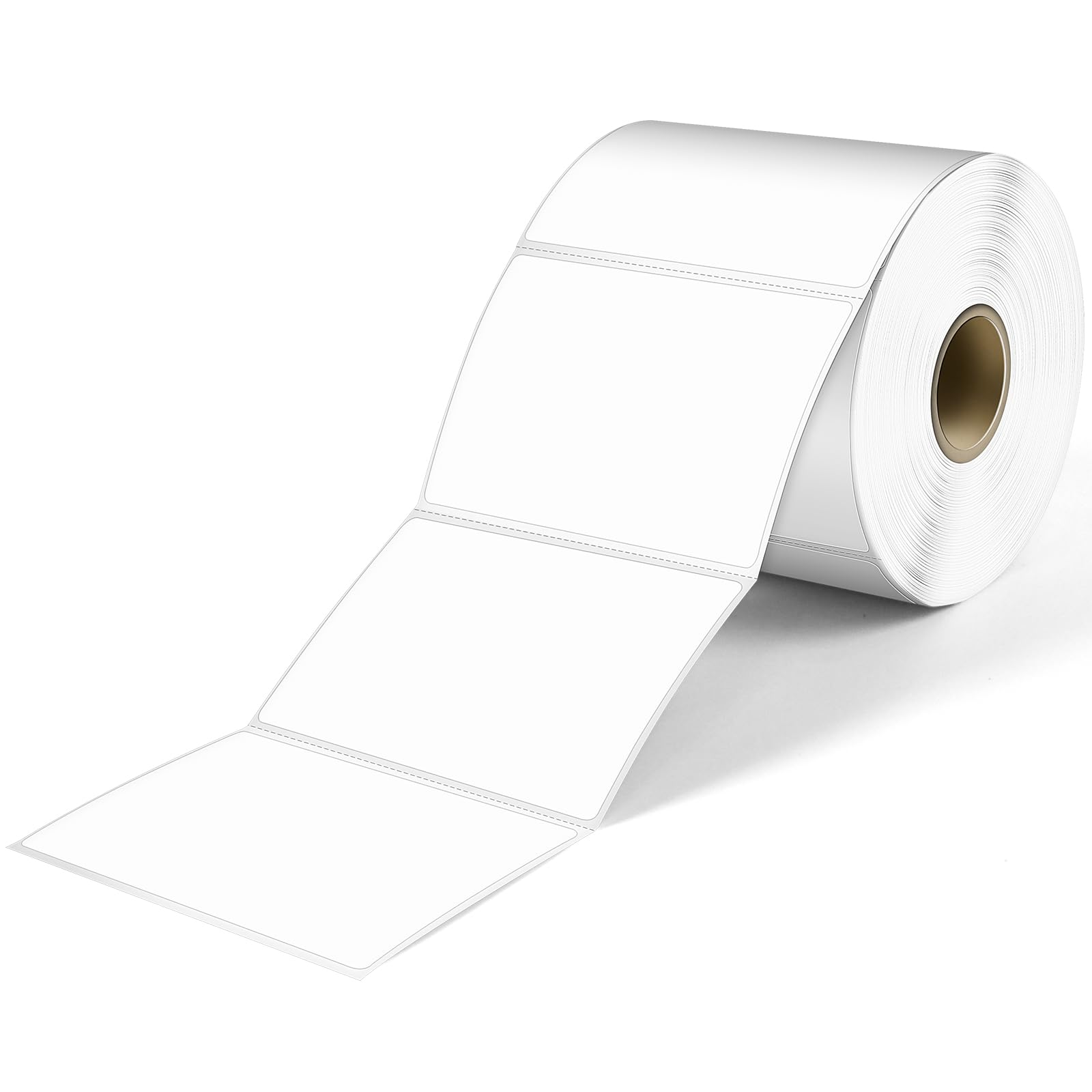 L LIKED 4"x2", 3"x2", 3"x1" Direct Thermal Labels for Block, Permanent Adhesive Barcode Adress Labels & Compatible with Rollo, Zebra and Other Desktop Printers