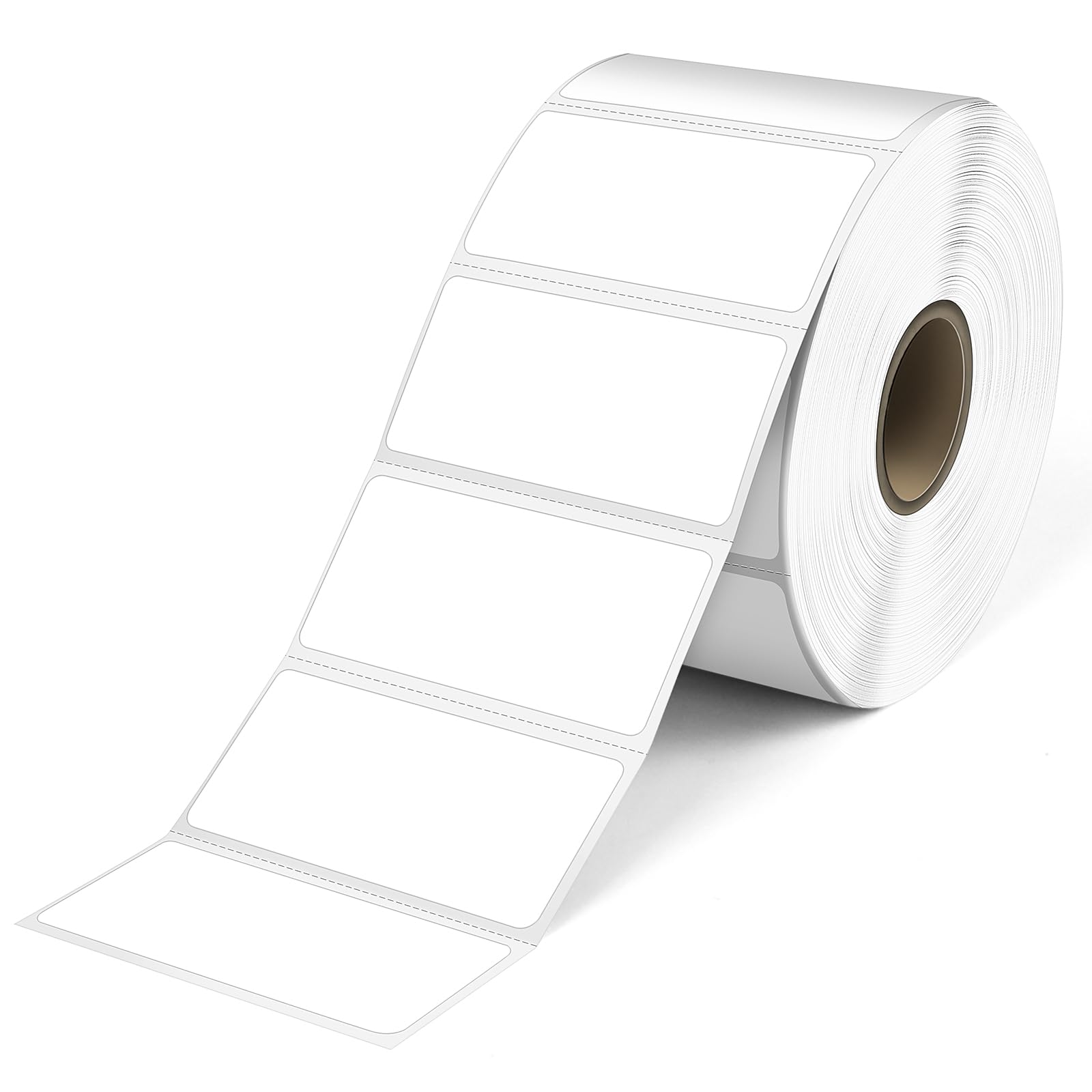 L LIKED 2"x2"  2"x1" Direct Square & 2" circle Thermal Labels  for Block, Permanent Adhesive Barcode Adress Labels & Compatible with Rollo, Zebra and Other Desktop Printers