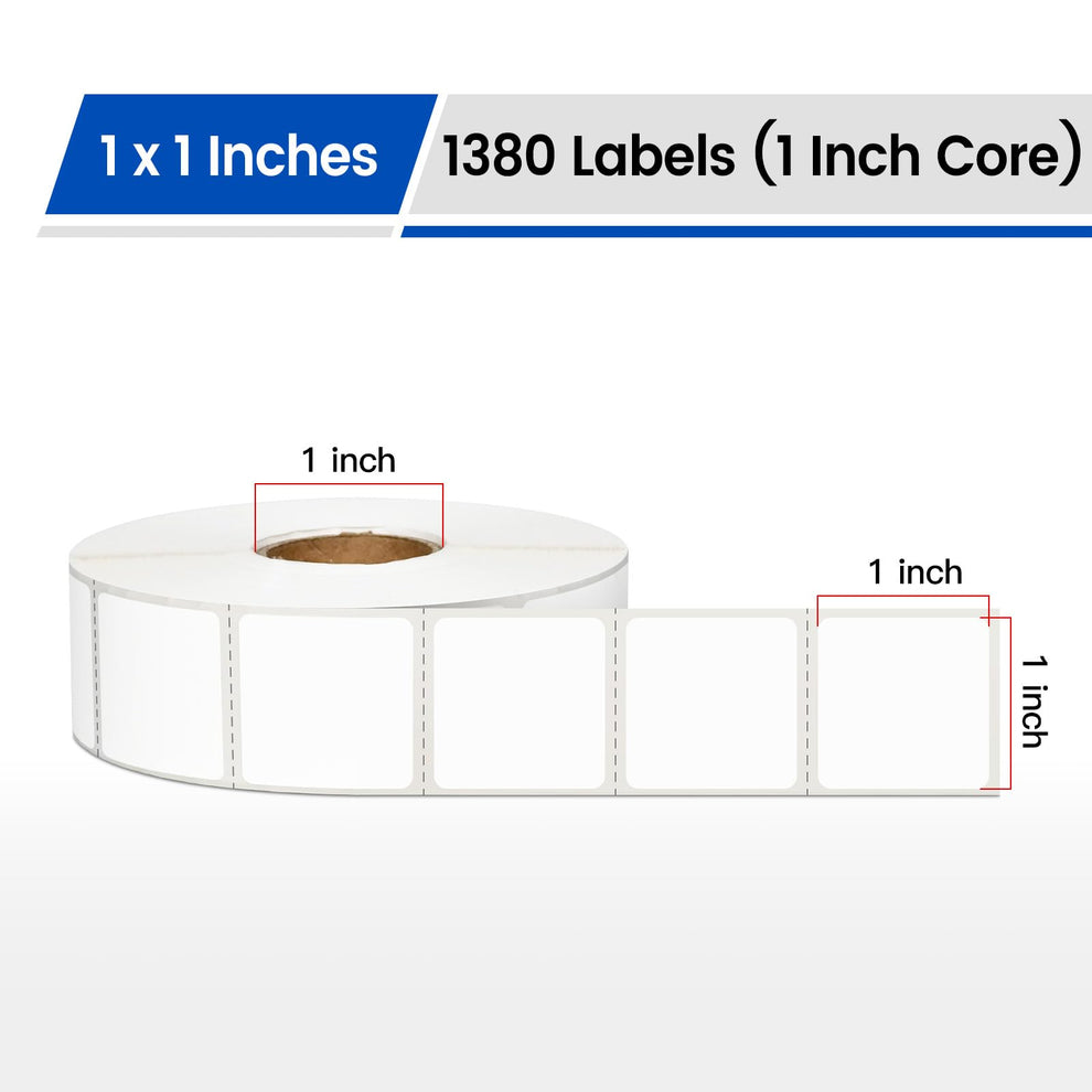 L LIKED Removable Direct Thermal Labels with Perforated Lines, Water