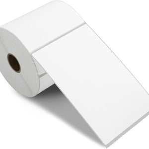 L LIKED  4" x 6" Direct Blank Thermal Shipping Labels with 450 Labels/Roll - Compatible Zebra 2844 ZP-450 ZP-500 ZP-505