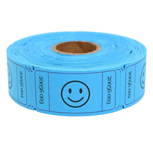 L LIKED Raffle Tickets, Smile,(6 Color Selection),Each Color with 500 Tickets,1