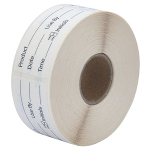 LLIKED Blank 1 x 2 Inch Food Rotation Dissolvable Labels  Suitable for FIFO rotation; smudge-proof on plastic, glass and stainless steel, freezer friendly.