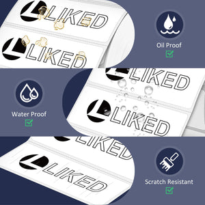 L LIKED 4"x2", 3"x2", 3"x1" Direct Thermal Labels for Block, Permanent Adhesive Barcode Adress Labels & Compatible with Rollo, Zebra and Other Desktop Printers