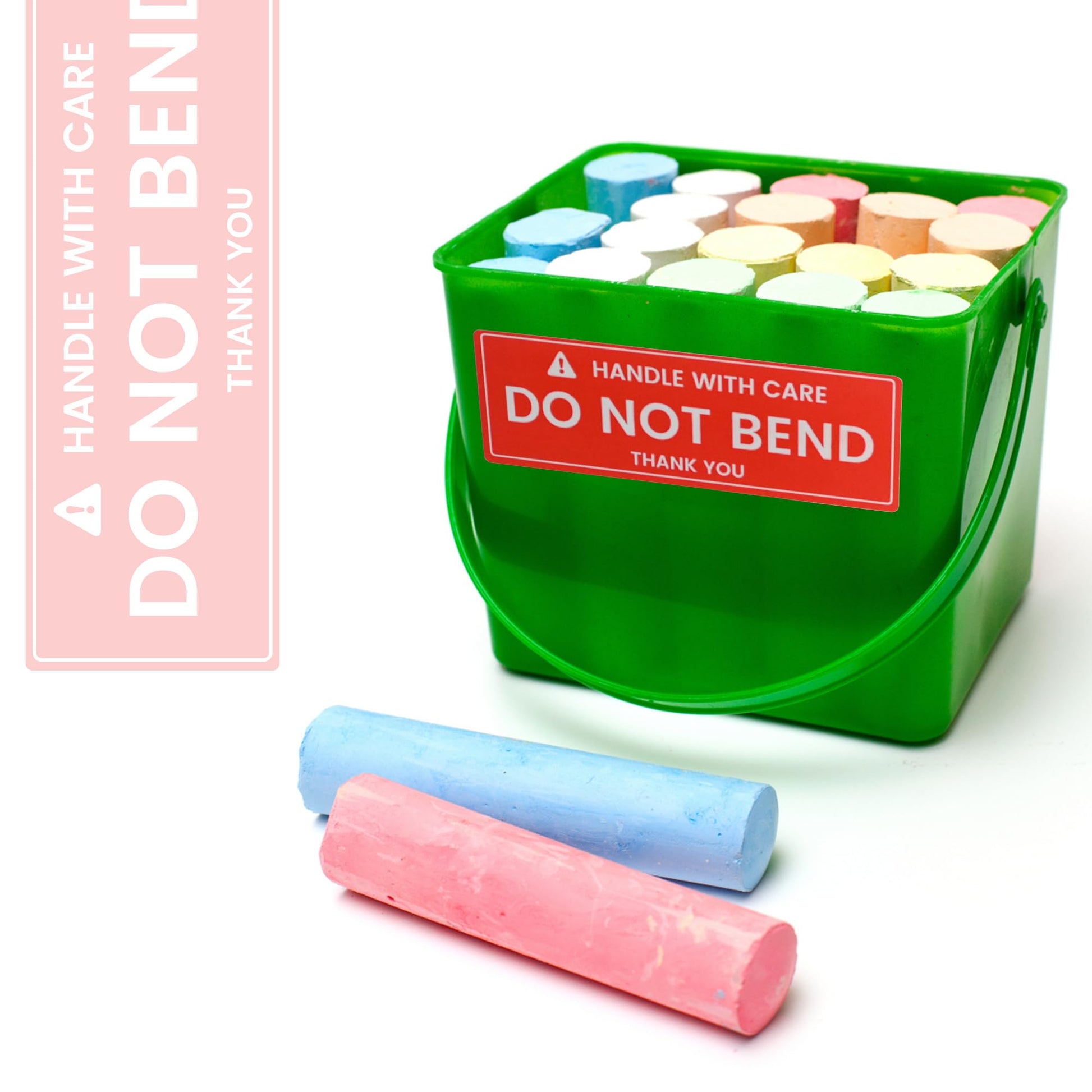 L LIKED 1x3 Inches Handle with Care - Do Not Bend - Thank You Self Adhesive Shipping Warning Labels 1000 Stickers Per Roll