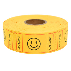 L LIKED Raffle Tickets, Smile,(6 Color Selection),Each Color with 500 Tickets,1