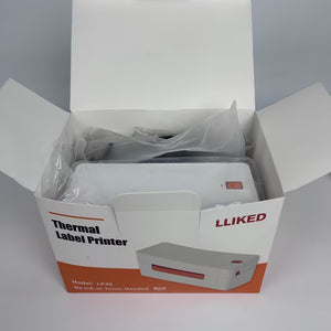 LLIKED4x6 Wireless Thermal Shipping Label Printer with Bluetooth & WiFi, Thermal Label Maker for Small Home Business, Durable Print Head Prints Up to 650,000 Labels,  Compatible with iPhone, Windows & Mac