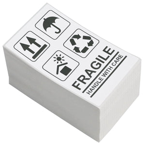L LIKED 3" x 5" Direct Thermal Labels, 500 Fanfold Thermal Printer Shipping Labels for Small and Microenterprise, Compatible with Zebra & Rollo Printers, Perforated Line, White