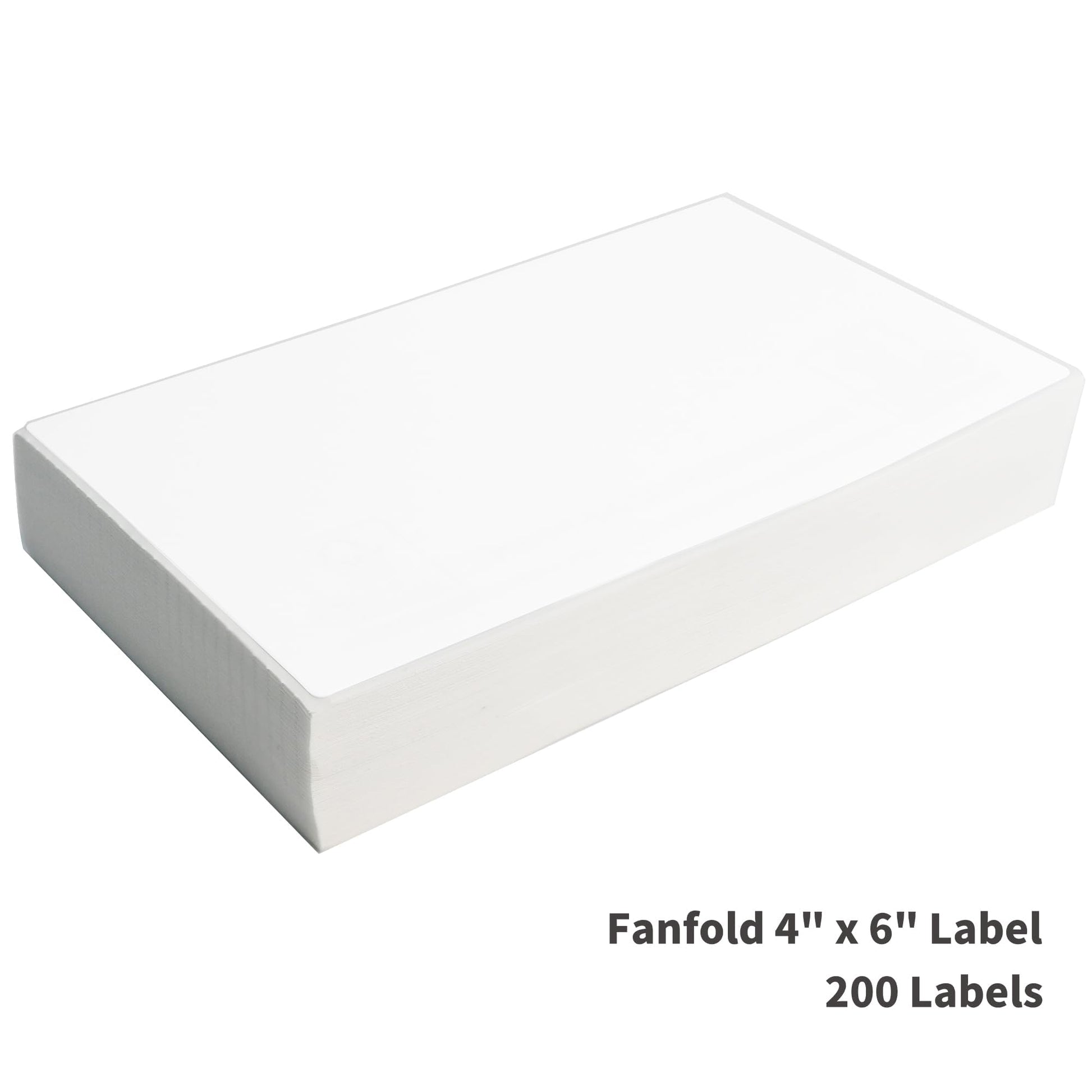 LLIKED 200 4x6 Thermal Labels Fanfold, Direct Thermal Shipping Labels - Perforated and Strong Adhesive