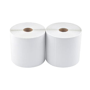 L LIKED  4" x 6" Direct Blank Thermal Shipping Labels with 450 Labels/Roll - Compatible Zebra 2844 ZP-450 ZP-500 ZP-505