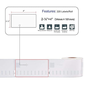 L LIKED 10 Rolls Compatible with Dymo 30323 2-1/8" X 4" Shipping & Internet Postage Replacement Labels for LW 450, 450 Turbo, 4XL Printer (10 Rolls)