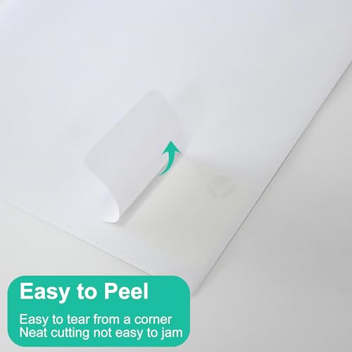 L LIKED Printable White Sticker Labels 2 x 4 Inches Mailing Labels, La