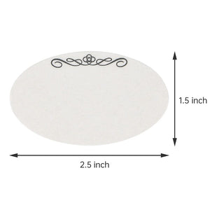 L LIKED Stickers Dissolvable Food Labels for Containers 1 1/2" x 2 1/2" Canning Labels for Jars (Roll of 120)