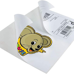L LIKED Self Adhesive Half Sheet Shipping Labels 8.5" x 5.5" Sticker Paper for Laser & Inkjet Printers